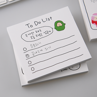 단콩 TO DO LIST 떡메모지