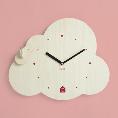 [BEZIT] CUCKOO CLOUD Wall Clock(무소음 벽시계)