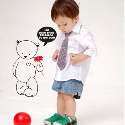 [디자인베이]  곰처럼 (반제품A타입) 그래픽스티커 아이방 포인트 시트지