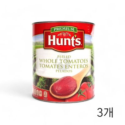 WL 헌트 토마토홀 2.89Kg X 3개 미국산 업소용 식당용 라자냐 라쟈냐 파스타소스 통조림(WFLQPXU)