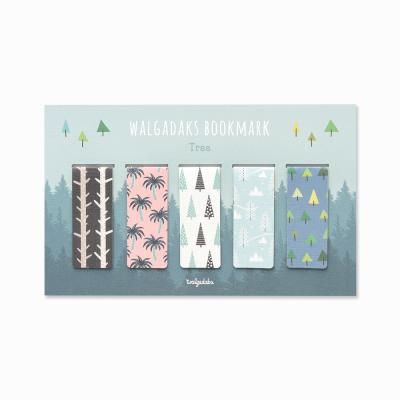 마그네틱 북마크 - 트리 5P