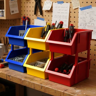 워크박스 부품정리함 6P 공구함 부품상자 DIY 수납