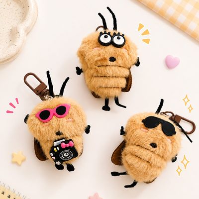 귀여운 바퀴벌레 인형 키링 바선생 가방 백참 커플 