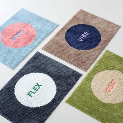 팬시자수 극세사 발매트 4color