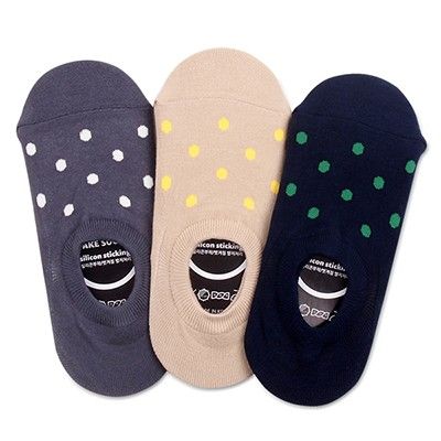 [패션양말] dot_fakesocks_3set