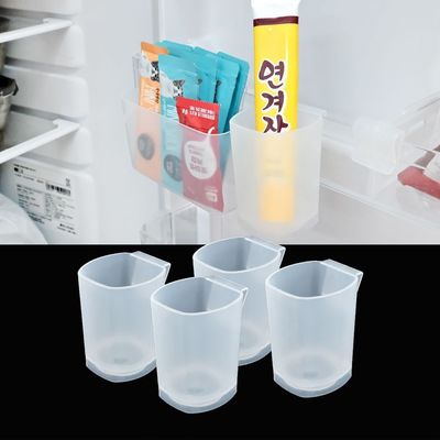 주부를위한소스홀더 여러가지 세워서보관 냉장고도어포켓 공간활용 4P(WFJ6JFD)