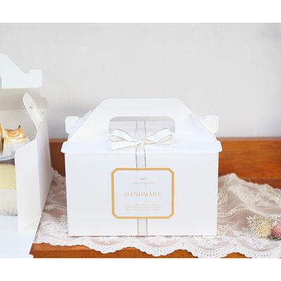 조각케익 상자 포장세트 (2set/박스+리본+스티커)