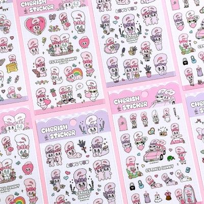 에스더버니 체리쉬 스티커(4디자인 1세트)