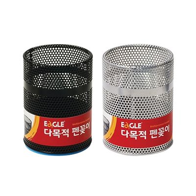 이글코리아 메탈펜꽂이 블랙 중 85x85x109mm
