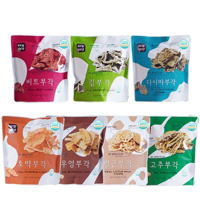 바삭 부각(비트+김+연근+다시마+호박+고추+우엉)