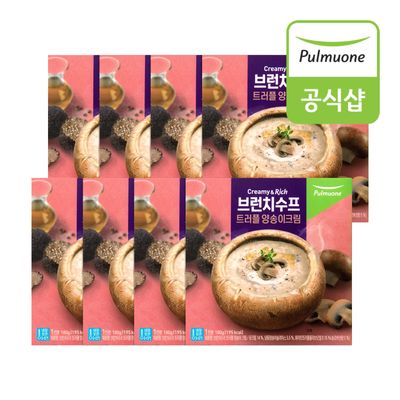 풀무원 브런치수프 트러플양송이크림(180g) x 8봉