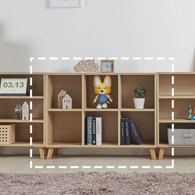 비비 2단 6칸 가로세로겸용 책장 MD5124