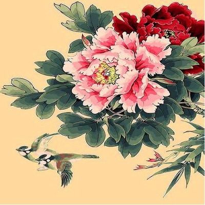 [DIY 명화] Q064목단향 size40*50cm