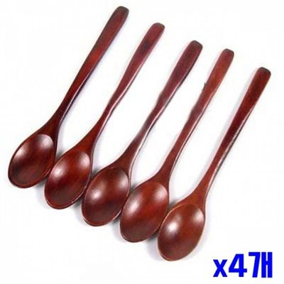 WL 업소 및 가정용 옻칠 티스푼 5P x4개(WFLPMZ0)