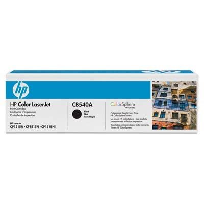 HP TONER CB540A / BLACK / Color Laserjet CP1215/CP1515 / 2,200P