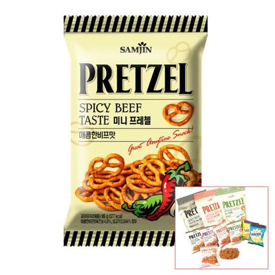 삼진 프레첼(매콤한비프맛 70g x 24ea 박스)