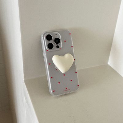 small heart pattern 디자인 [반투명 폰케이스]