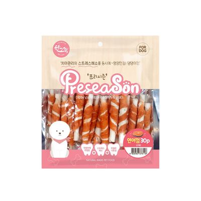 프리시즌 딩고껌 강아지간식 연어스틱 30p(WAD5F78)