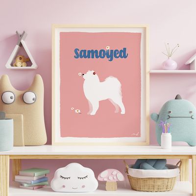 사모예드 | Samoyed, 츄디 작가 그림