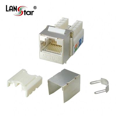 키스톤잭 콘넥터 모듈 CAT6  8P8C FTP  메탈 UL