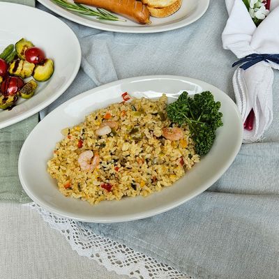 사투르니아 티볼리 타원 오발플레이트 25cm