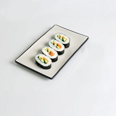발산 체크투톤 멜라민 사각 김밥접시(WFHK2ZZ)