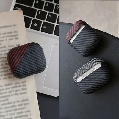 파이버 컬러 스트라이프 에어팟 케이스 프로 2 3 4