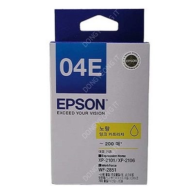 EPSON 정품 XP-2106 잉크 노랑 T04E470