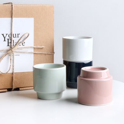 [선물포장] 다옴 국산 도자기 소주잔 70ml 세트 4p