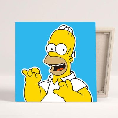 DIY 보석십자수 심슨패밀리 시리즈 호머 심슨 25x25