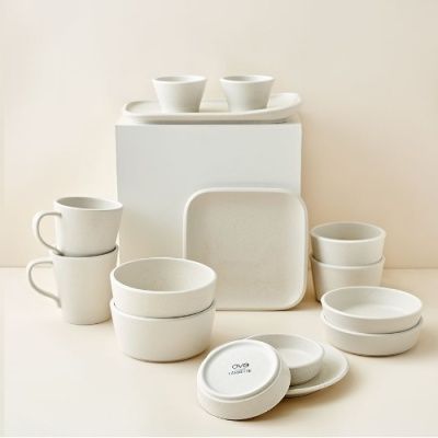 오브 솔트베이지 2인 식기 홈세트 A형