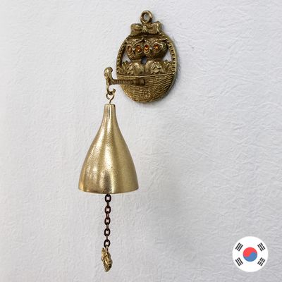 둥지부엉이 황동주물 호리병 현관문종 도어벨 HDB-175
