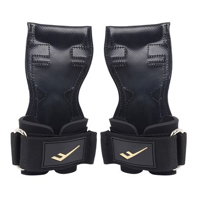 프로-스펙스 헬스 스트랩 엘리트 헬스 그립 블랙