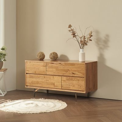 튼튼하고 자연친화적인 거실 서랍장 120cm P0000BXV