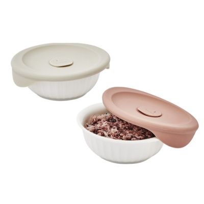 락앤락 바로한끼 도자기 밥용기 355ml 2개세트