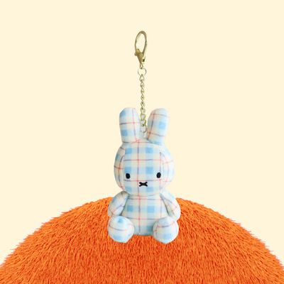 미피_크림체크 키링