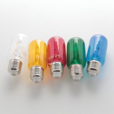 일광2W 장식용 인테리어 전구 F-LED T38 예쁜 색전구 