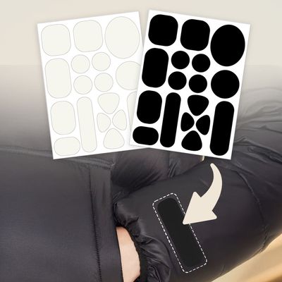 패딩 수선 패치 구멍 스티커 테이프 찢어진 의류