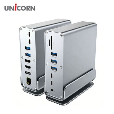유니콘 C타입 16in1 멀티허브 도킹스테이션 10G 100W 