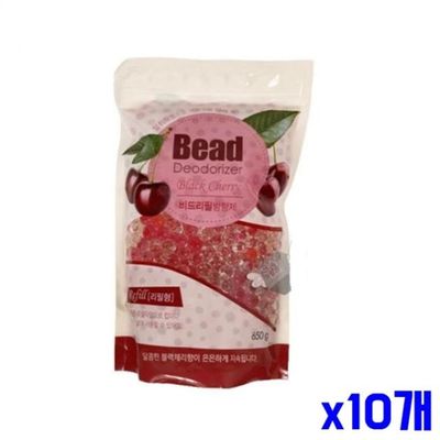 bns 겔타입 방향제 리필 650g 블랙체리향 x10개 실내향기(WFLISZP)