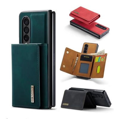 갤럭시z폴드 5 4 3 자석 탈부착 가죽 카드지갑 케이스