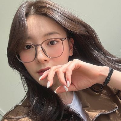 여성 사각뿔태 블루라이트차단 패션안경 2color