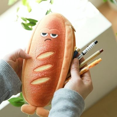 귀여운 식빵 인형 필통 파우치 2종