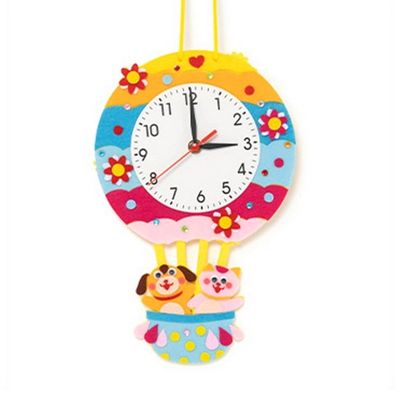 민화샵 시계만들기 열기구 UDOFB0442 벽걸이가능