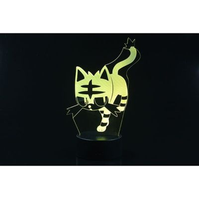 3D LED 무드등 귀여운 고양이 (CBT940107)