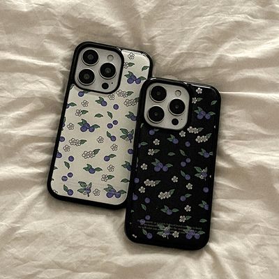 blueberry mood 디자인 [블랙 맥세이프 범퍼케이스]