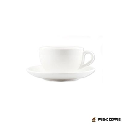 KYJ 드립 커피잔 받침 화이트 250ml(WFIH4V7)