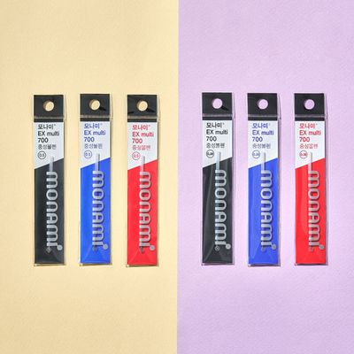 [모나미] 지워지는 볼펜EX MULTI 700 멀티리필 (0.5)