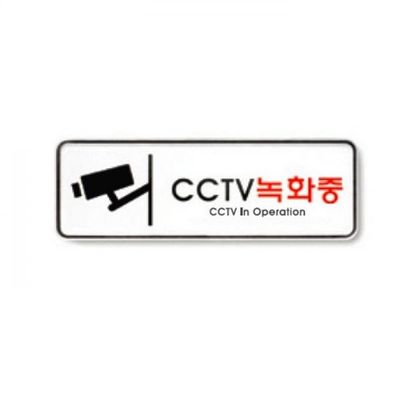 CCTV녹화중(195X65 9207 아트사인)(WF3B7CB)