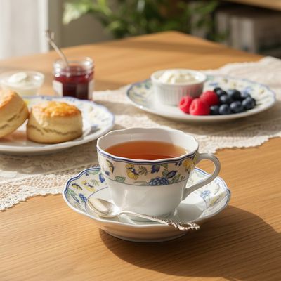 후첸로이터 파피용 커피잔 소서 1인조 세트 230ml